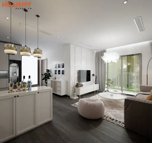 Mẫu căn hộ 120m2 3 phòng ngủ theo phong cách Sacndinavian