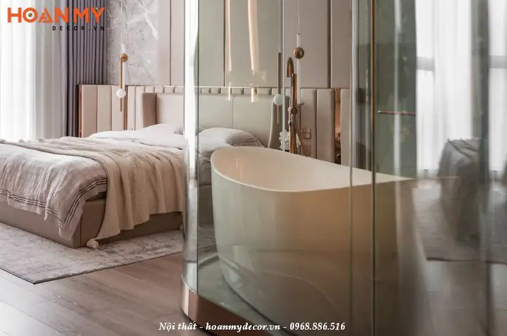 Thiết kế căn hộ 120m2 3 phòng ngủ theo phong cách Luxury