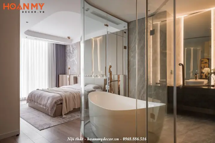 Thiết kế căn hộ 120m2 3 phòng ngủ theo phong cách Luxury