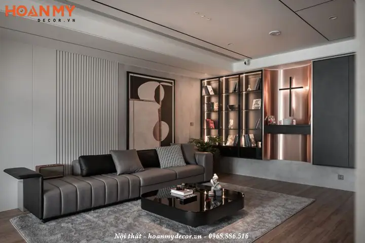 Thiết kế nội thất chung cư 120m2 3 phòng ngủ đơn giản, hiện đại