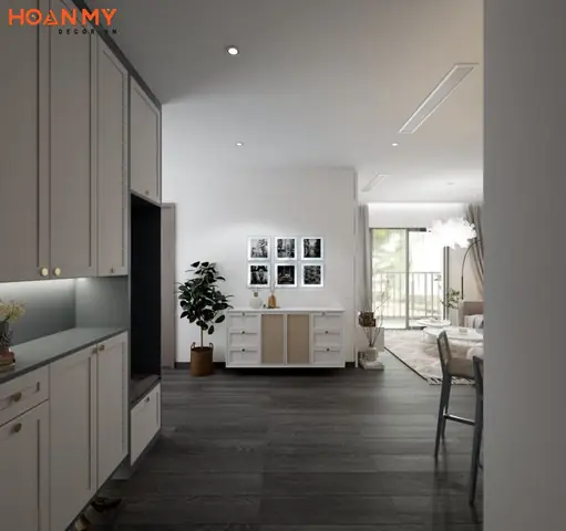 Mẫu căn hộ 120m2 3 phòng ngủ theo phong cách Sacndinavian