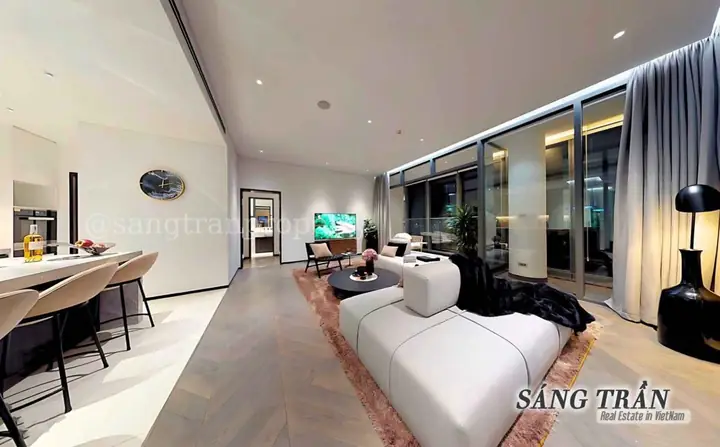 thiết kế căn hộ 4 phòng ngủ