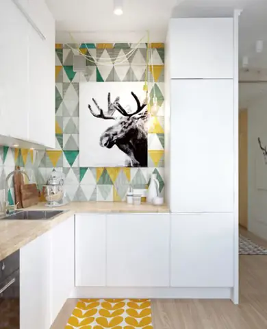 Mẫu 5: Thiết kế căn hộ 46m2 2 phòng ngủ đẹp nhất Mẫu 5: Thiết kế căn hộ 46m2 2 phòng ngủ đẹp nhất