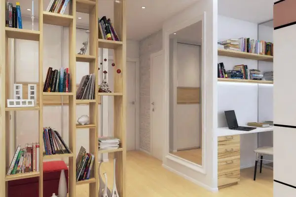 Mẫu 6: Thiết kế căn hộ 46m2 2 phòng ngủ khoa học Mẫu 6: Thiết kế căn hộ 46m2 2 phòng ngủ khoa học