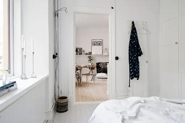 Mẫu 3: Thiết kế căn hộ 46m2 2 phòng ngủ theo phong cách Bắc Âu đầy thu hút Mẫu 3: Thiết kế căn hộ 46m2 2 phòng ngủ theo phong cách Bắc Âu đầy thu hút