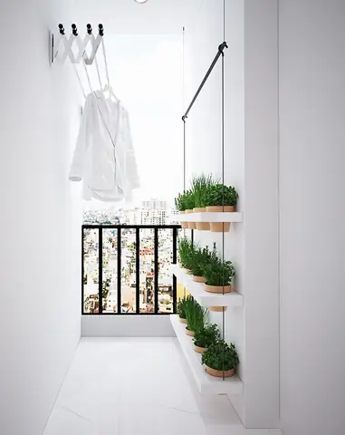 Mẫu 2: Thiết kế căn hộ 46m2 hiện đại Mẫu 2: Thiết kế căn hộ 46m2 hiện đại