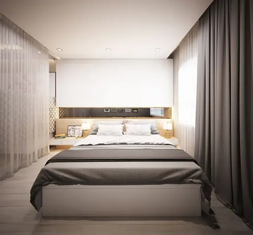 Mẫu 2: Thiết kế căn hộ 46m2 hiện đại Mẫu 2: Thiết kế căn hộ 46m2 hiện đại