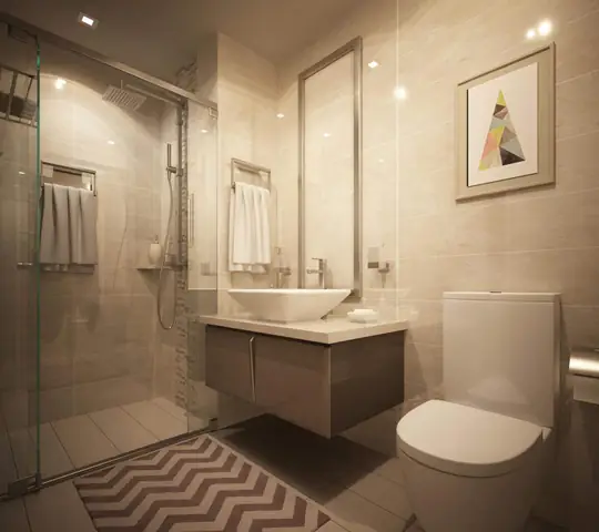 3. Mẫu nội thất chung cư 46m2 có 1 - 2 phòng ngủ