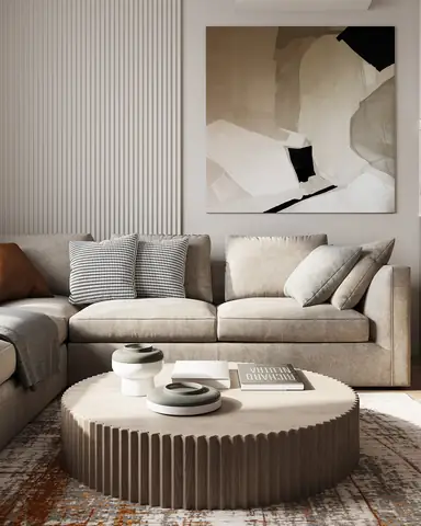 Điểm nhấn trongthiết kế căn hộ 2 phòng ngủ 55m2