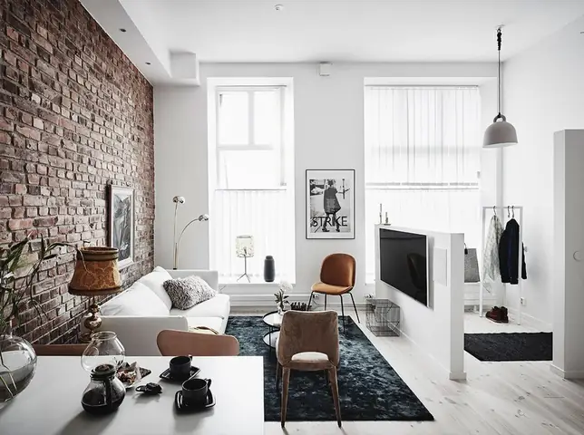 4. Mẫu chung cư 60m2 2 phòng ngủ với họa tiết trang trí đẹp mê mẩn 4. Mẫu chung cư 60m2 2 phòng ngủ với họa tiết trang trí đẹp mê mẩn