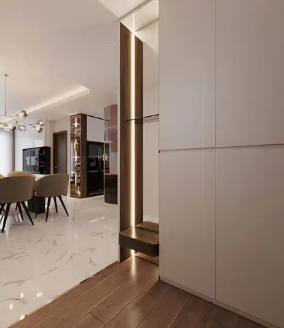 Thiết kế nội thất phòng khách bếp căn hộ 90m2 2 phòng ngủ đẹp, hiện đại Thiết kế nội thất phòng khách bếp căn hộ 90m2 2 phòng ngủ đẹp, hiện đại