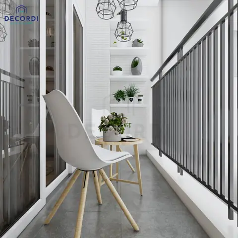 Mẫu 4: Thiết kế nội thất căn hộ 65m2 2 phòng ngủ tiện nghi với tông màu tươi sáng
