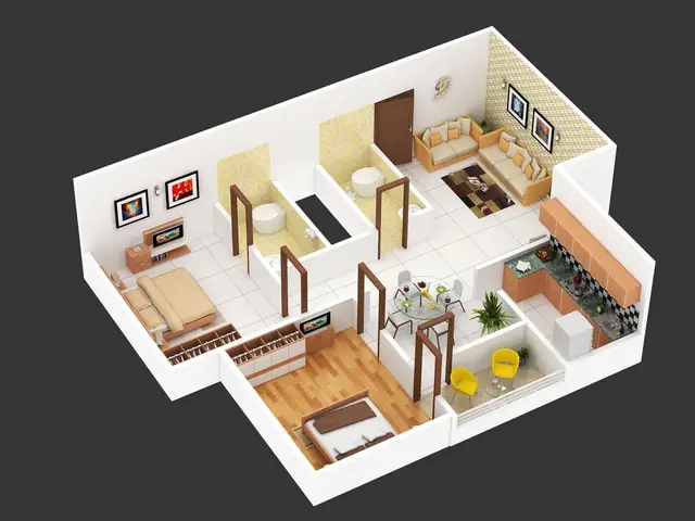 Nội thất phòng ngủ đơn giản, ấm cúng