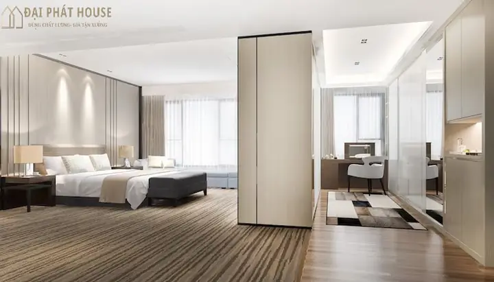 thiết kế nội thất chung cư 1 phòng ngủ