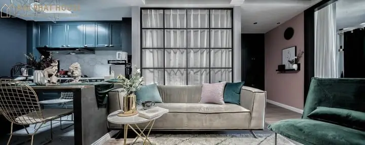 thiết kế nội thất chung cư 1 phòng ngủ