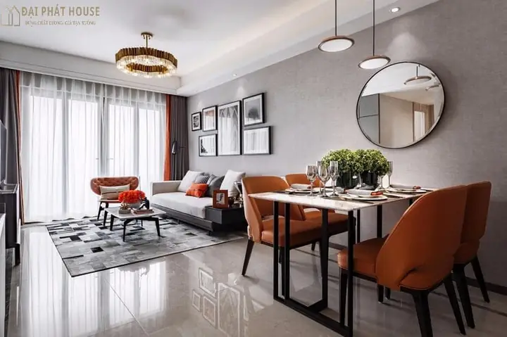 thiết kế nội thất chung cư 1 phòng ngủ