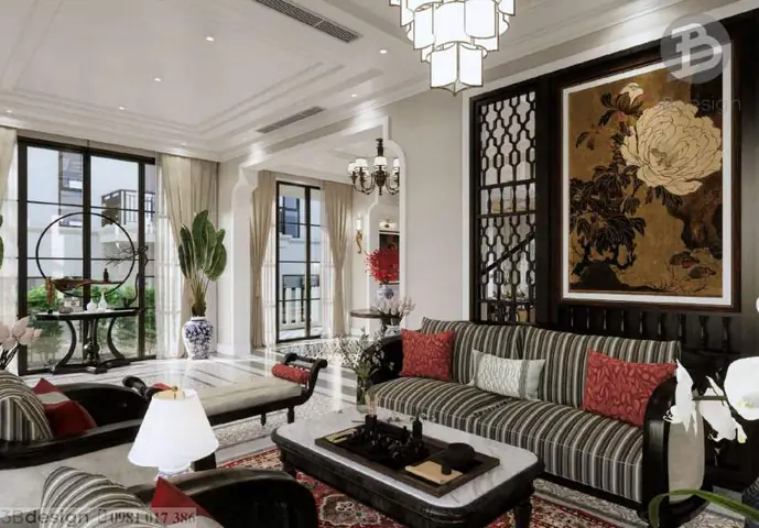 Phong cách thiết kế nội thất Đông Dương