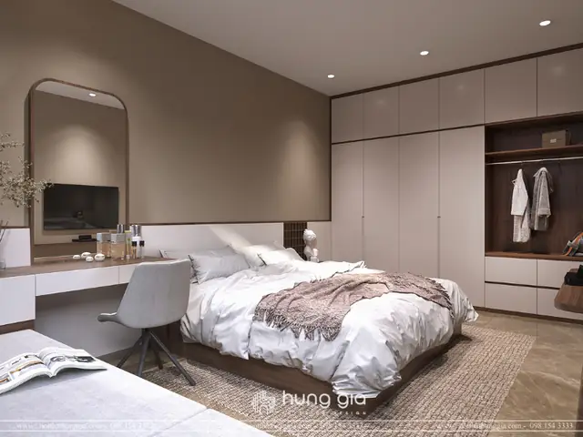 Một số công trình thiết kế căn hộ 2 phòng ngủ do Hưng Gia thực hiện