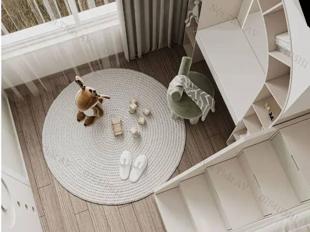 thiết kế phòng ngủ 10m2 cho 2 bé thiết kế phòng ngủ 10m2 cho 2 bé