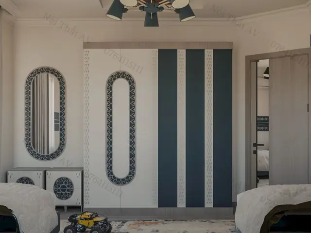 thiết kế phòng ngủ 10m2 cho 2 bé thiết kế phòng ngủ 10m2 cho 2 bé