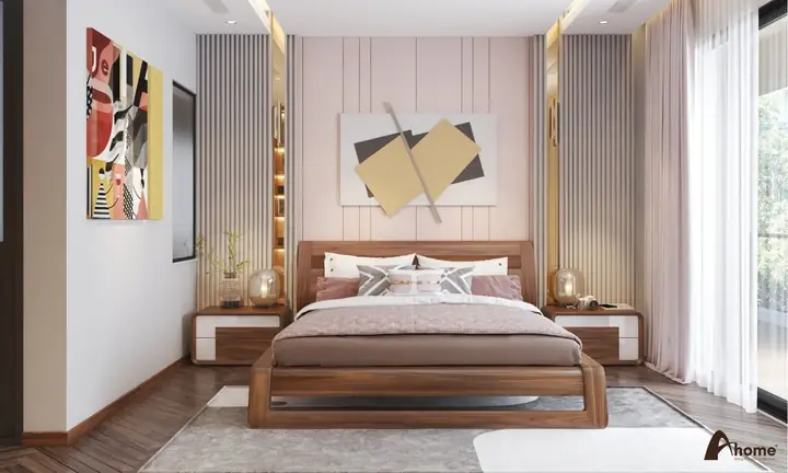 thiết kế phòng ngủ 20m2 cho vợ chồng