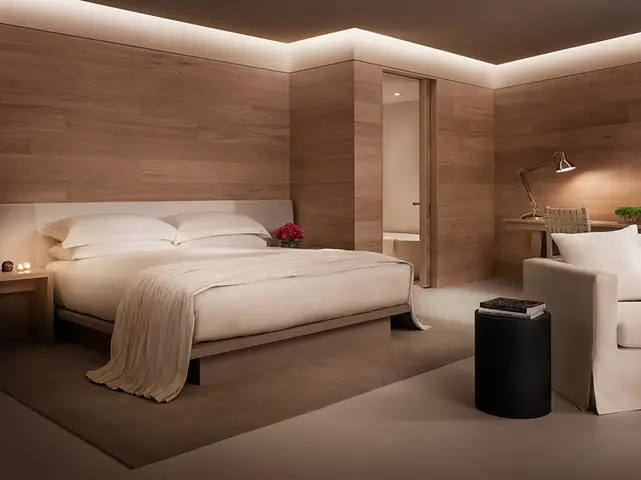 thiết kế phòng ngủ 20m2 có toilet