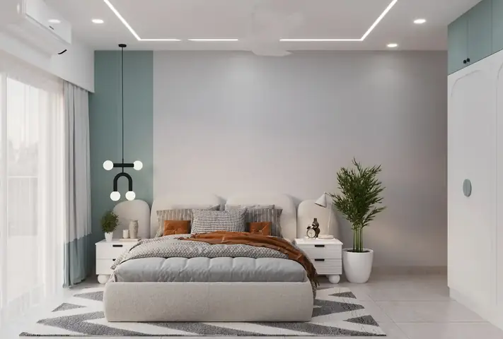thiết kế phòng ngủ 21m2