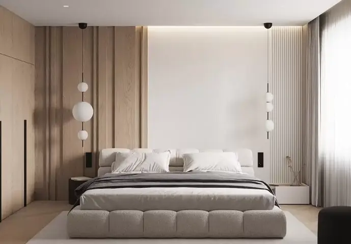 thiết kế phòng ngủ 21m2