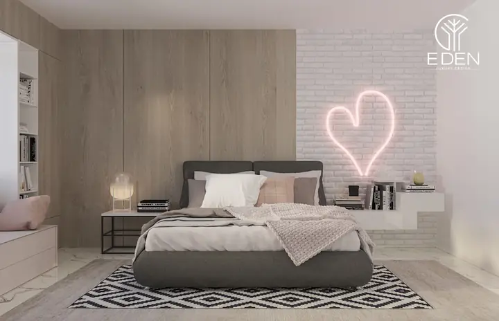 Thiết kế phòng ngủ 25m2 đẹp có khu vực đọc sách