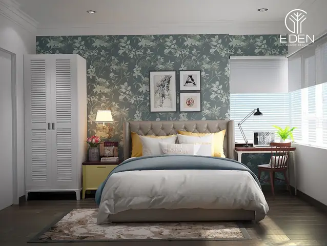Phong cách Vintage thơ mộng cho phòng ngủ 25m2