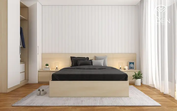 Thiết kế phòng ngủ 25m2 đẹp với phong cách hiện đại
