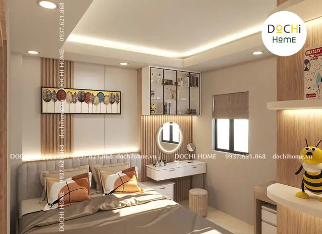 Thiết Kế Phòng Ngủ 27m2: Tối Ưu Không Gian & Tạo Phong Cách