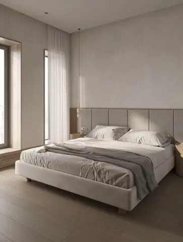 Thiết kế phòng ngủ 28m2 với phong cách Tối giản
