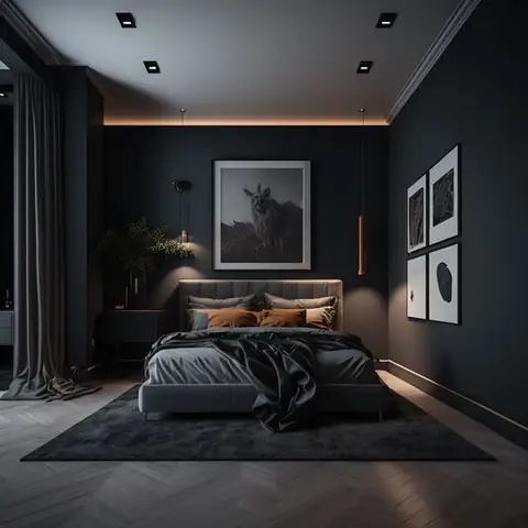 Mẫu thiết kế phòng ngủ 28m2 phong cách Hiện đại Mẫu thiết kế phòng ngủ 28m2 phong cách Hiện đại