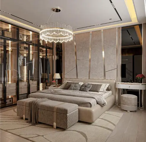 thiết kế phòng ngủ 30m2 có toilet