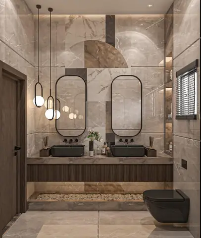 thiết kế phòng ngủ 30m2 có toilet
