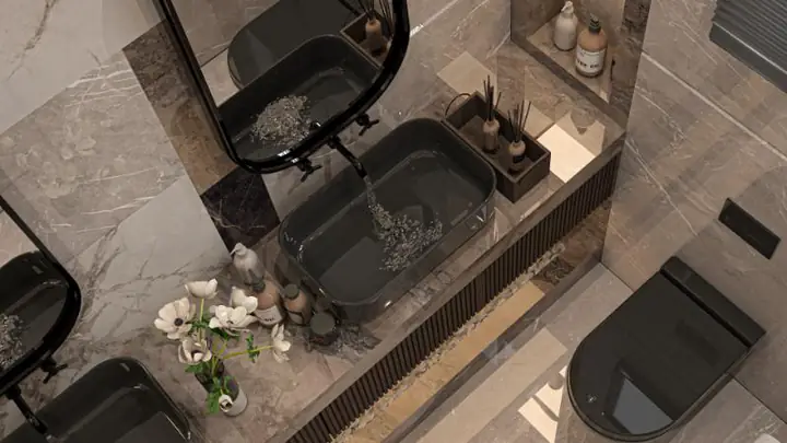 thiết kế phòng ngủ 30m2 có toilet