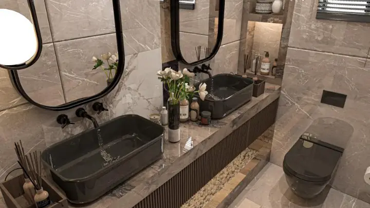 thiết kế phòng ngủ 30m2 có toilet
