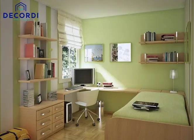 thiết kế phòng ngủ 4m2