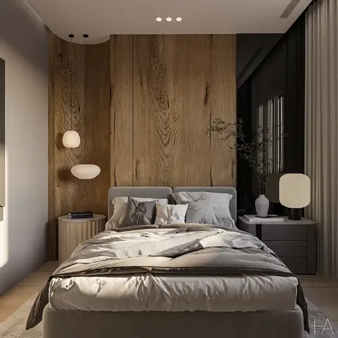thiết kế phòng ngủ 9m2 cho vợ chồng