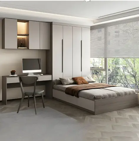 thiết kế phòng ngủ 9m2 cho vợ chồng