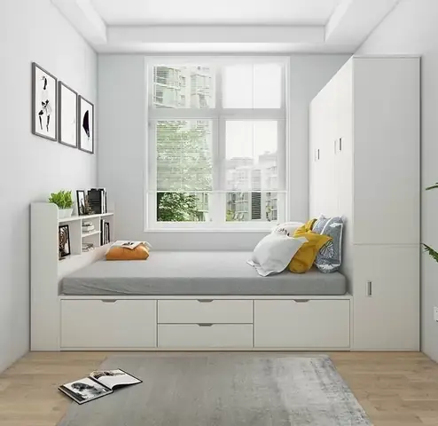 thiết kế phòng ngủ 9m2 cho vợ chồng