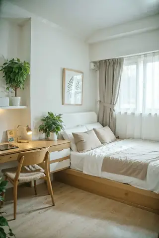 thiết kế phòng ngủ 9m2 cho vợ chồng