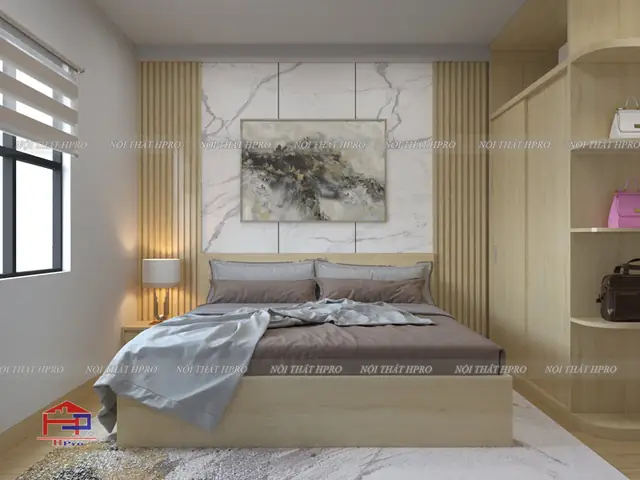 Thiết kế phòng ngủ bằng gỗ công nghiệp: Xu hướng và Giải pháp tối ưu