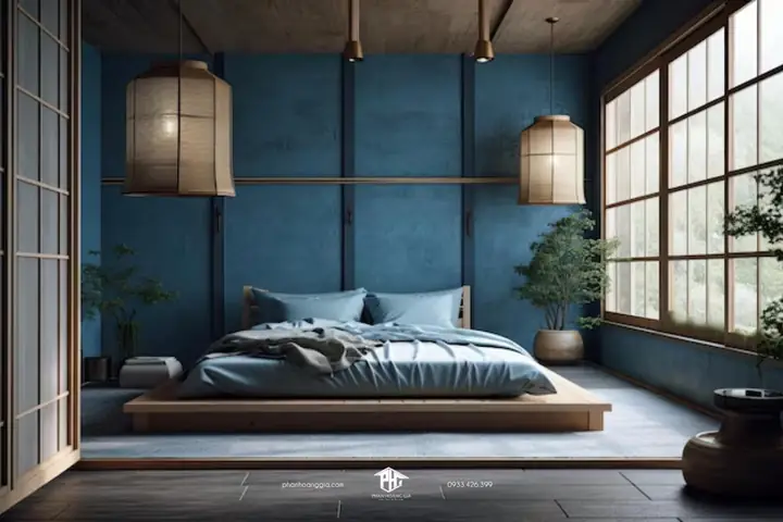 Hướng dẫn thiết kế phòng ngủ căn hộ kiểu Nhật tối ưu không gian