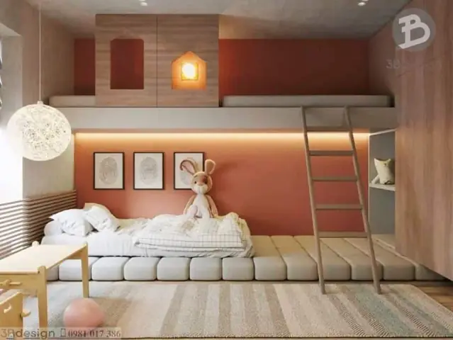 Cách Thiết Kế Phòng Ngủ Bé Gái 3x5 Tối Ưu và Đáng Yêu