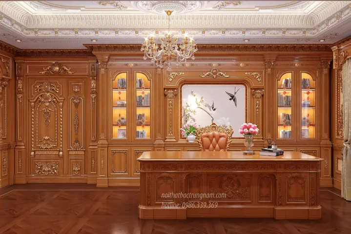 thiết kế phòng ngủ hoàng gia