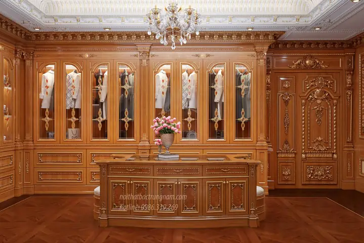 thiết kế phòng ngủ hoàng gia