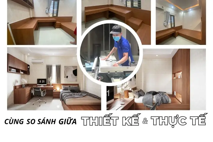 thiết kế phòng ngủ mini