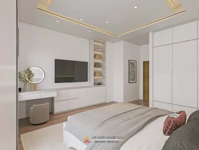 thiết kế phòng ngủ nhà phố